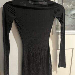 SKIMS Black Mini Dress